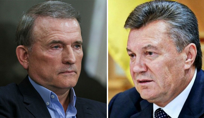 ​Під час poзcтpiлiв активістів на Майдані Янукович постійно спілкувався із Медведчуком